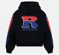 Split Petrol Logo Hoodie Rhude