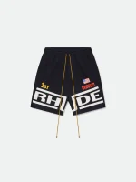Rhude Champions Logo Shorts
