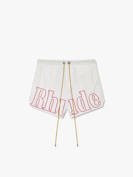 Rhude Logo Track Short