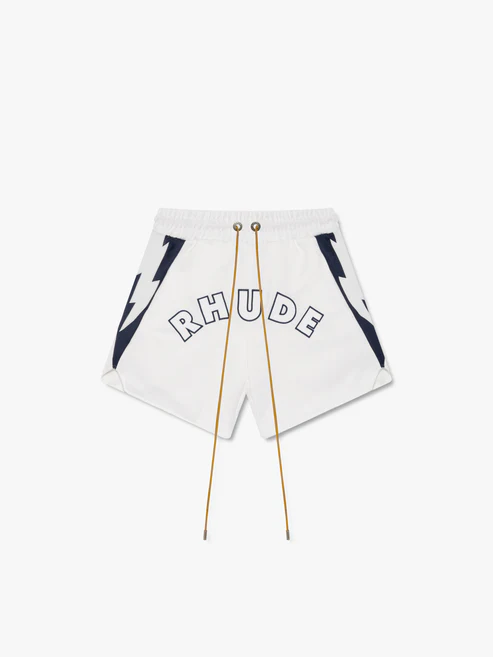 Rhude Logo Lightning Shorts Rhude Logo Lightning Shorts
