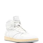 Rhude Logo Patch High-Top Sneakers