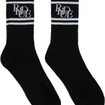 Rhude Black Scrambler Socks