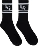 Rhude Black Scrambler Socks
