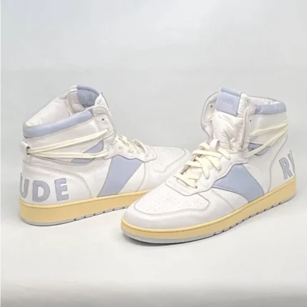 Rhude Rhecess Worn Out Effect High Top Shoes